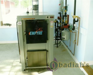 Pro-Fab boiler Empyre Elite Installation - Obadiah's Wood Boilers
