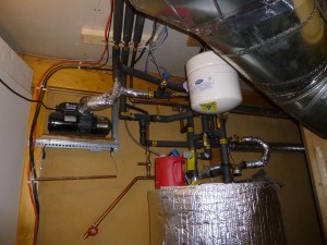 Solar Dragon Boiler - Hot Water Tank Plumbing - Obadiah's Wood Boilers