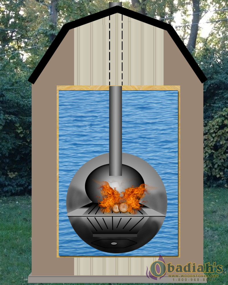 Wood Boiler Cross Section